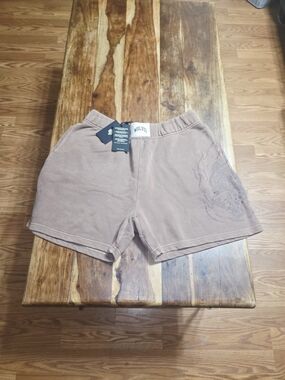 Darc Sport Men's Brown Graphic Sweat Shorts